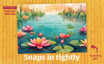 Specs for Lotus Pond 500 Piece Puzzle