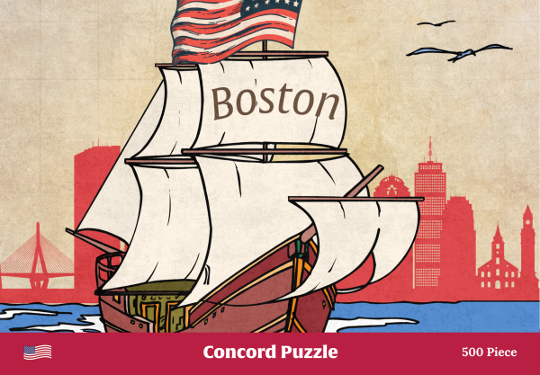 Cover for Boston 500 Piece Puzzle (Great American Road Trip Series)