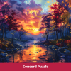 Cover of Sunrise Stream 500 Piece Puzzle product