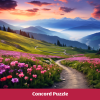 Cover for Misty Mountain Flowers 500 Piece Puzzle