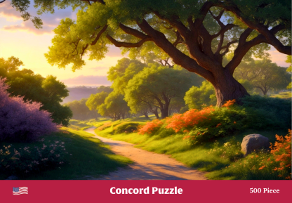 Cover of product for Spring Walk 500 Piece Puzzle