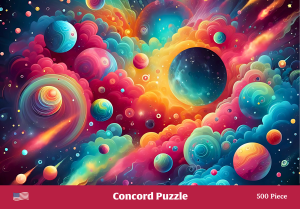 Cover for Galaxy 500 Piece Puzzle