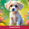 Product cover for Flower Dog 500 Piece Puzzle