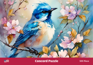 Blue Bird Blossom 500 Piece Puzzle