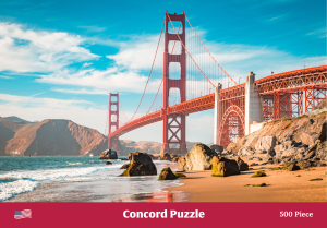 Cover for Golden Gate Bridge 500 Piece Puzzle