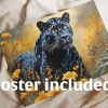 Poster shot of Black Panther 500 Piece Puzzle