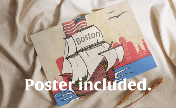 Poster for Boston 500 Piece Puzzle (Great American Road Trip Series)