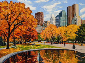 Boston Common Painting Puzzles