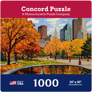 Boston Common Painting 1000 Piece Puzzle